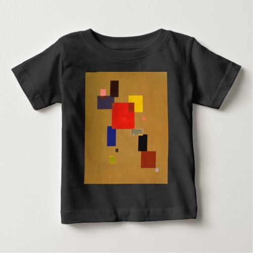 Kandinsky Thirteen Rectangles Abstract Painting Baby T_Shirt