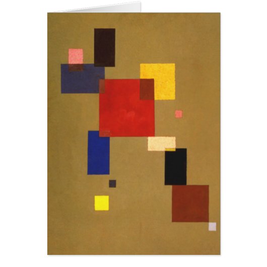 Kandinsky Thirteen Rectangles Abstract Painting Cards (Front)