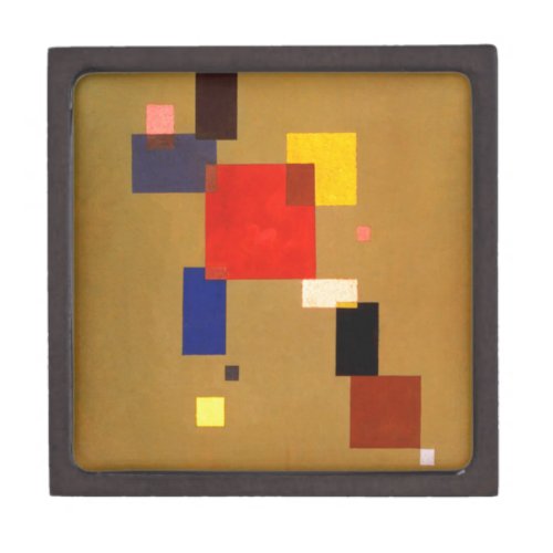Kandinsky Thirteen Rectangles Abstract Painting Jewelry Box