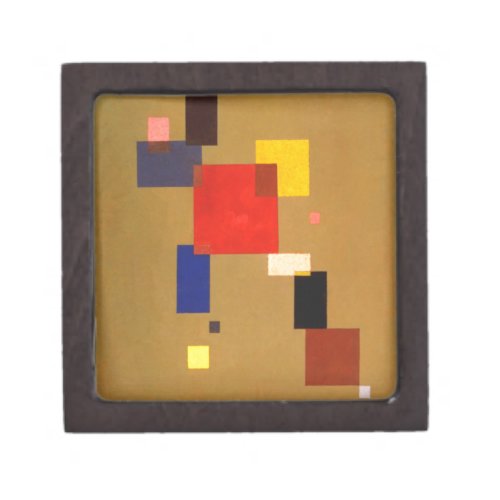 Kandinsky Thirteen Rectangles Abstract Painting Jewelry Box