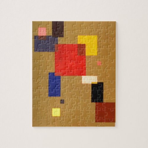 Kandinsky Thirteen Rectangles Abstract Painting Jigsaw Puzzle