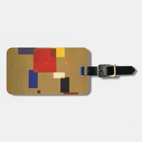 Kandinsky Thirteen Rectangles Abstract Painting Luggage Tag