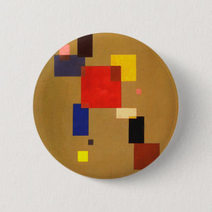 Kandinsky Thirteen Rectangles Abstract Painting Pinback Button