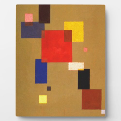 Kandinsky Thirteen Rectangles Abstract Painting Plaque
