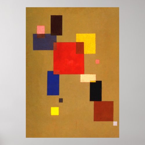 Kandinsky Thirteen Rectangles Abstract Painting Poster