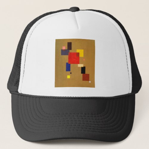 Kandinsky Thirteen Rectangles Abstract Painting Trucker Hat