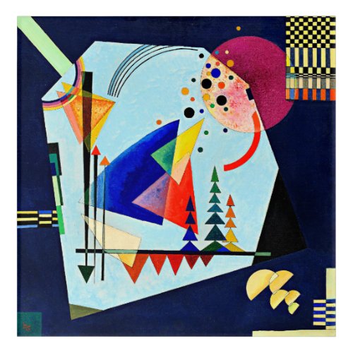Kandinsky _ Three Sounds popular abstract artwork Acrylic Print