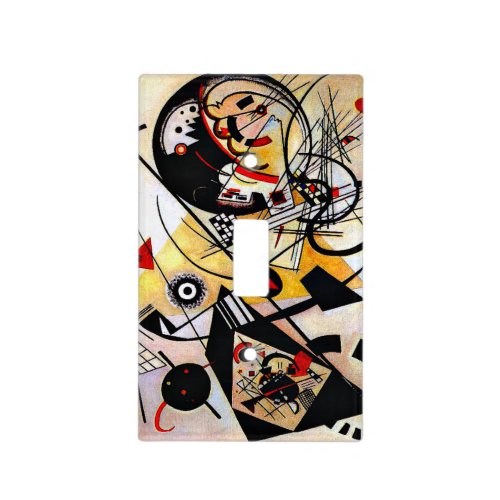 Kandinsky _ Throughgoing Line  famous painting  Light Switch Cover