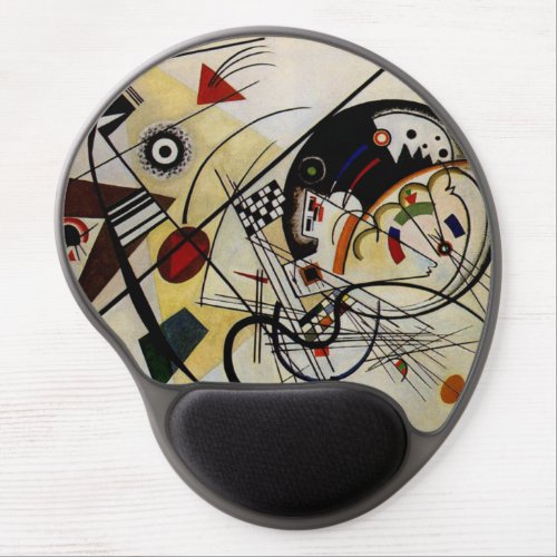 Kandinsky Transverse Line Abstract Gel Mousepad