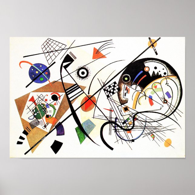 Kandinsky Transverse Line Poster (Front)