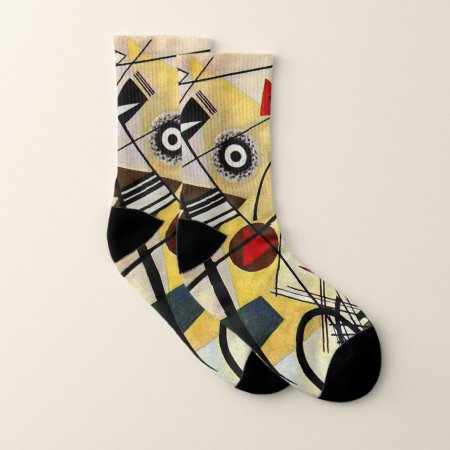 Kandinsky - Transverse Line, Socks