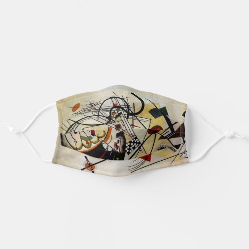 Kandinsky Transverse Unbroken Line Abstract Adult Cloth Face Mask