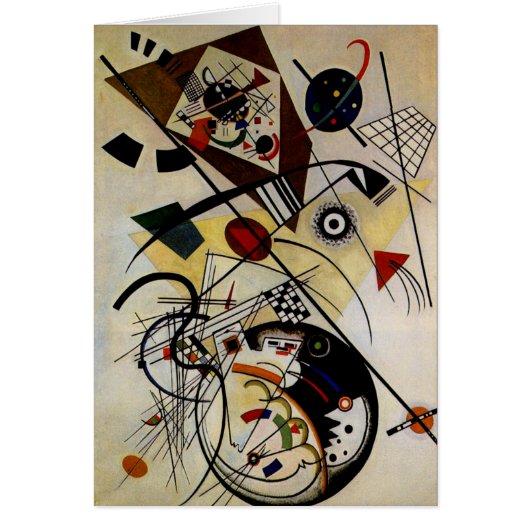 Kandinsky Transverse Unbroken Line Cards (Front)