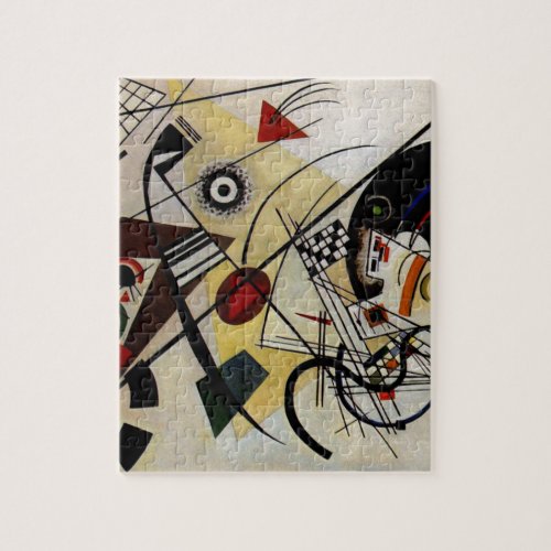 Kandinsky Transverse Unbroken Line Jigsaw Puzzle