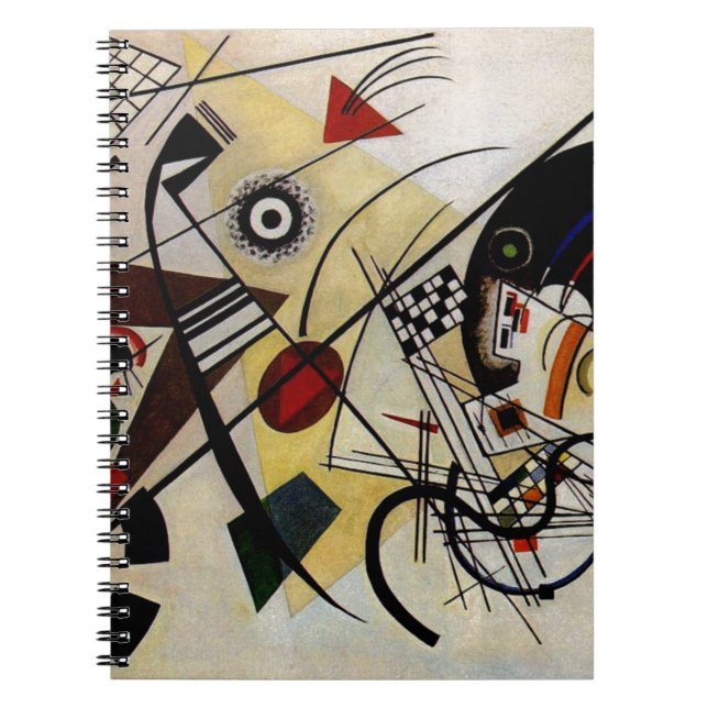 Kandinsky Transverse Unbroken Line Notebook (Front)
