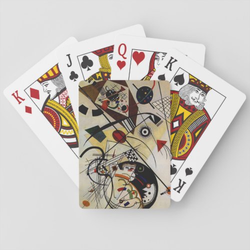Kandinsky Transverse Unbroken Line Playing Cards