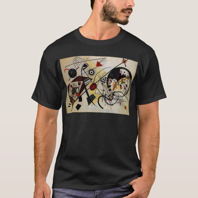 Kandinsky Transverse Unbroken Line T-Shirt (Front)