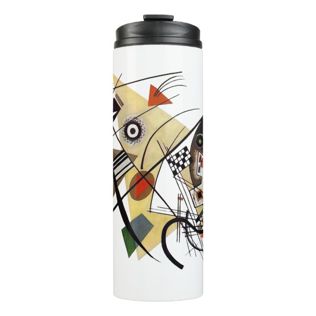 Kandinsky, Traverse Lines 1923 Thermal Tumbler (Front)
