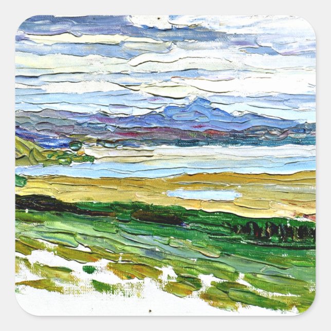 Kandinsky - Tunis, The Bay Square Sticker (Front)