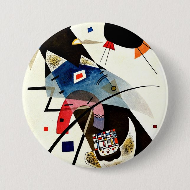 Kandinsky - Two Black Spots Button (Front)
