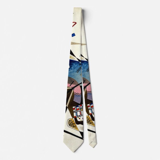 Kandinsky - Two Black Spots Neck Tie (Front)