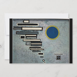 Kandinsky - Unequal, abstract artwork Card