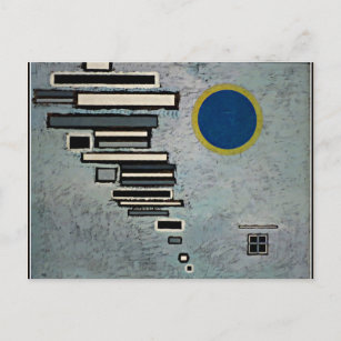 Kandinsky - Unequal, abstract artwork Postcard