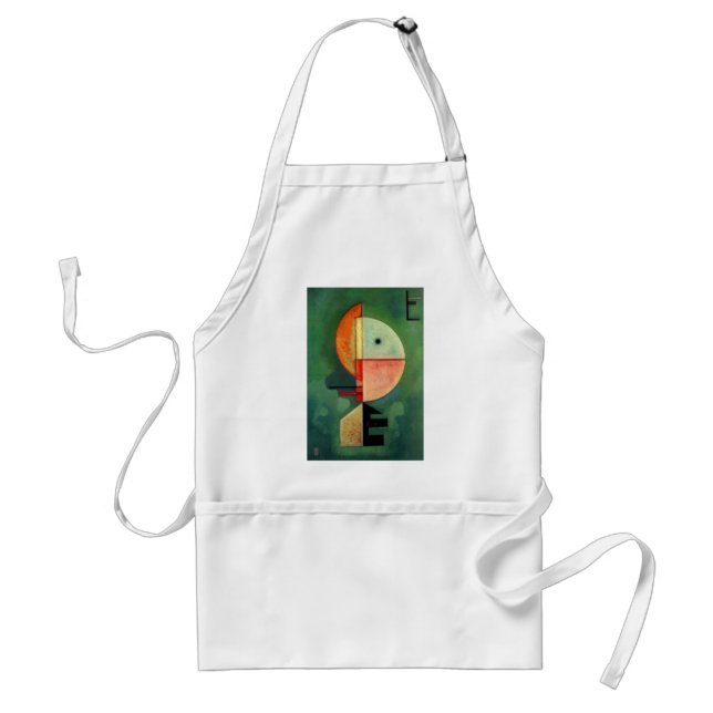Kandinsky Upward Abstract Painting Adult Apron (Front)