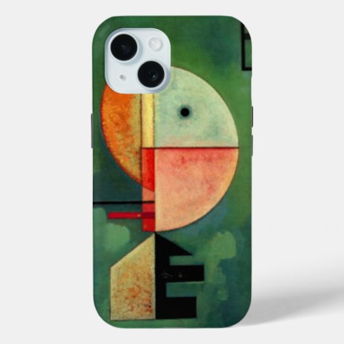 Kandinsky Upward Abstract Painting iPhone 15 Case