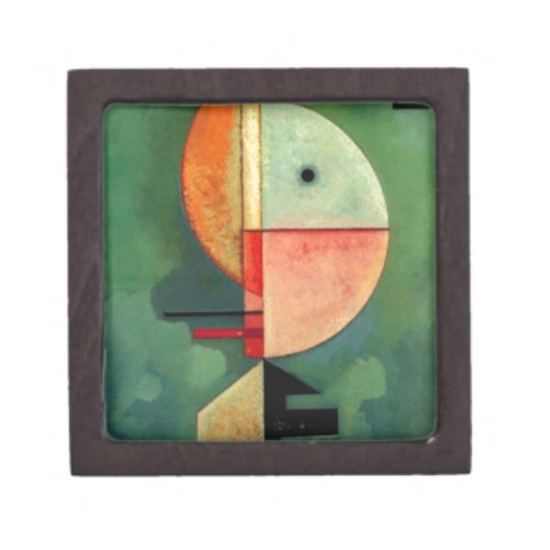 Kandinsky Upward Abstract Painting Jewelry Box