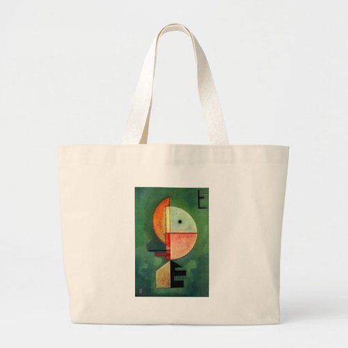 Kandinsky Upward Abstract Painting Large Tote Bag