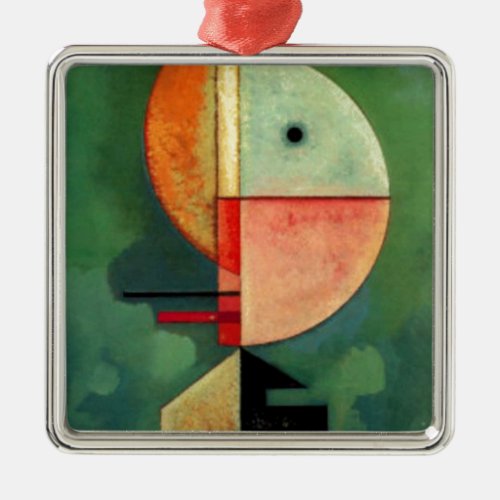 Kandinsky Upward Abstract Painting Metal Ornament