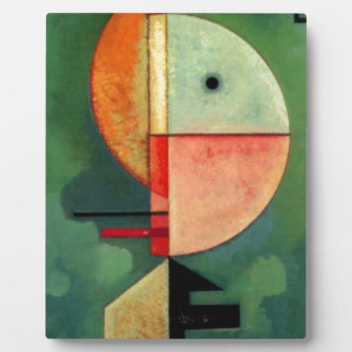 Kandinsky Upward Abstract Painting Plaque