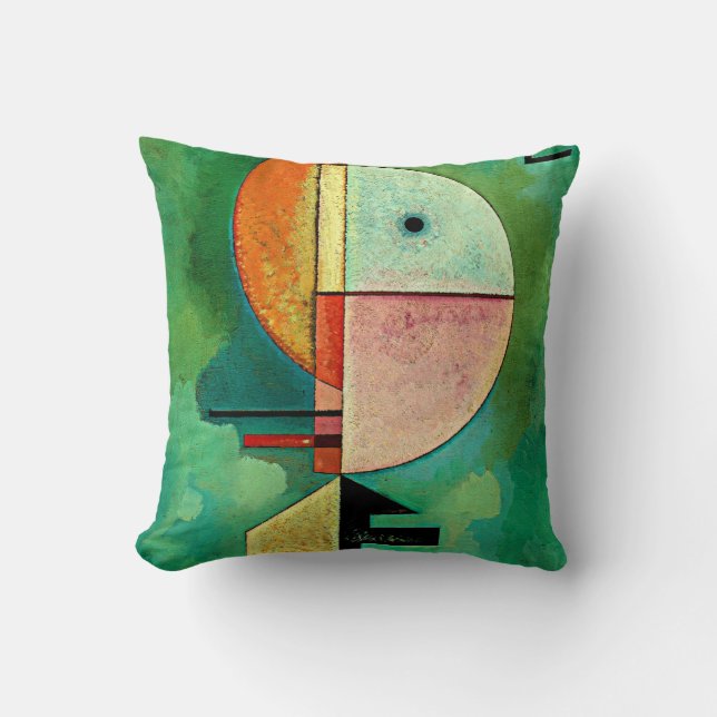 Kandinsky - Upward, popular abstract painting Throw Pillow (Front)