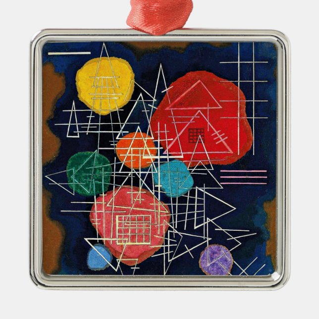 Kandinsky - Veiled Glow Metal Ornament (Front)