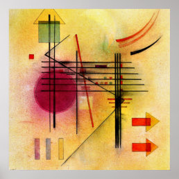 Kandinsky - Vibrant, popular abstract painting Poster