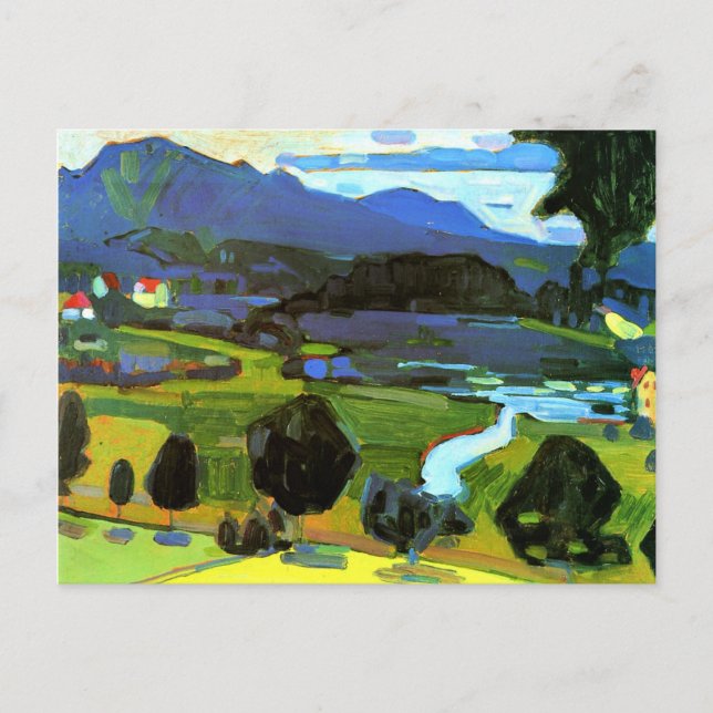 Kandinsky - View over the Staffelsee Postcard (Front)