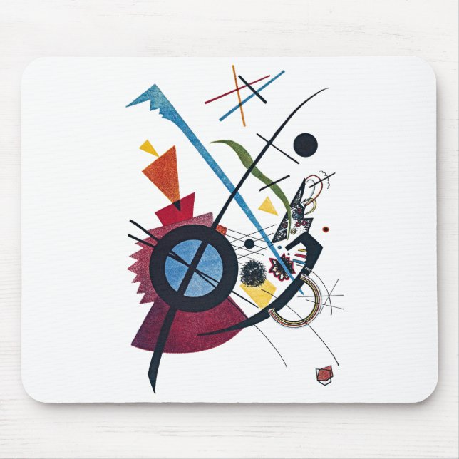 Kandinsky Violet Bauhaus Mousepad (Front)