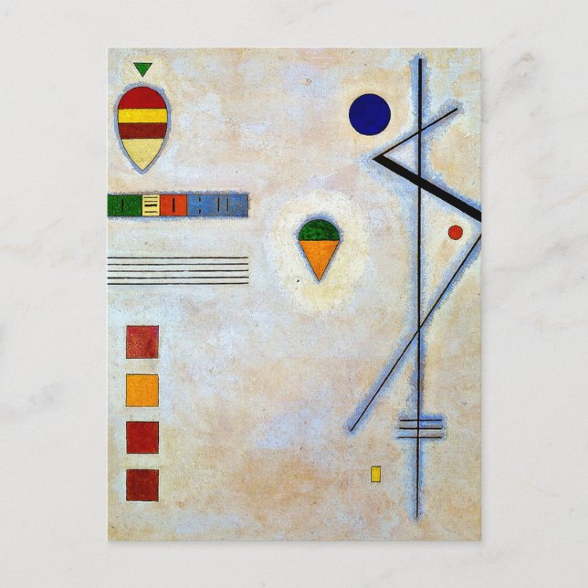 Kandinsky - Von-Zu, famous artwork, Postcard (Front)