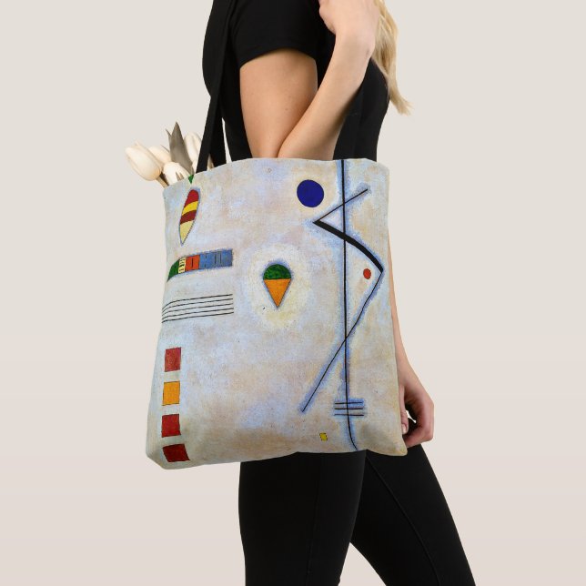 Kandinsky - Von-Zu, famous artwork, Tote Bag (Close Up)