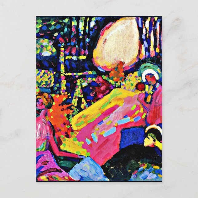Kandinsky - White Sound, famous painting,  Postcard (Front)