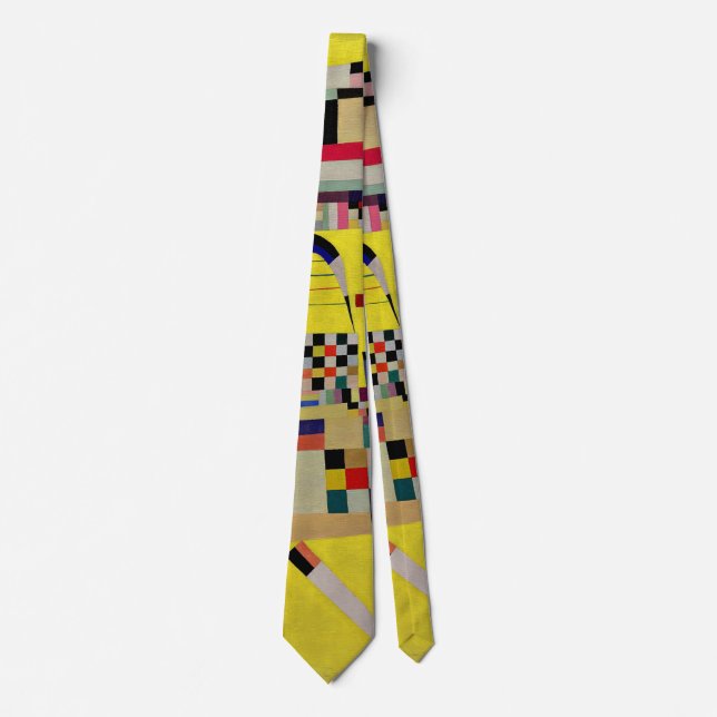 Kandinsky - Yellow Painting Neck Tie (Front)