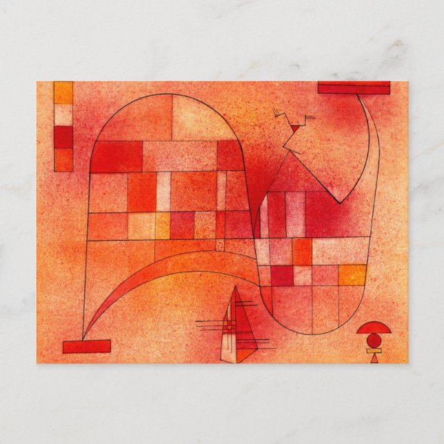 Kandinsky - Yellow Pink Postcard (Front)