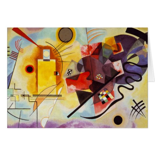 Kandinsky Yellow Red Blue