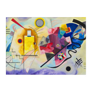 Kandinsky Yellow-Red-Blue Acrylic Print