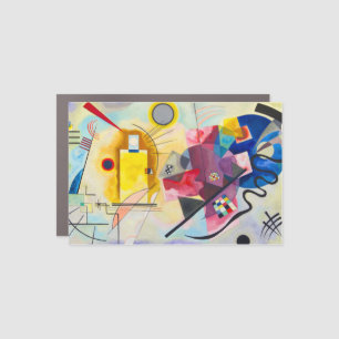 Kandinsky Yellow-Red-Blue Car Magnet