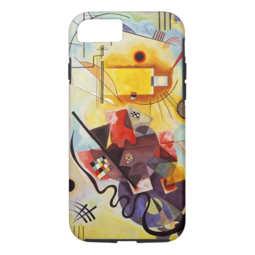 Kandinsky Yellow Red Blue iPhone 87 Case