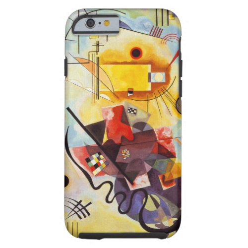 Kandinsky Yellow Red Blue Tough iPhone 6 Case