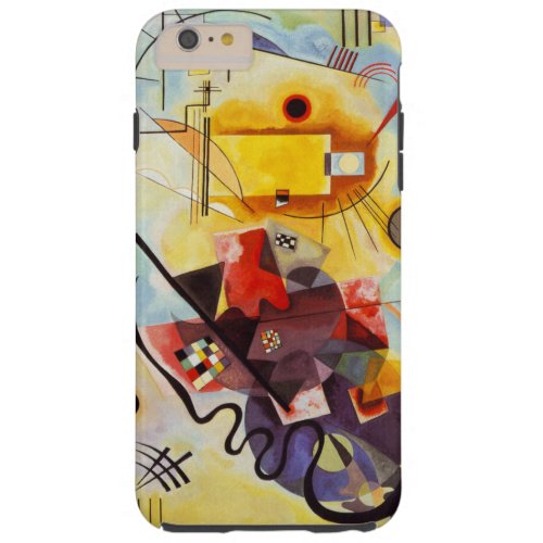 Kandinsky Yellow Red Blue Tough iPhone 6 Plus Case