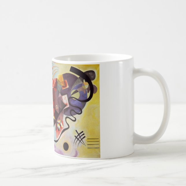 Kandinsky Yellow Red Blue Coffee Mug (Right)